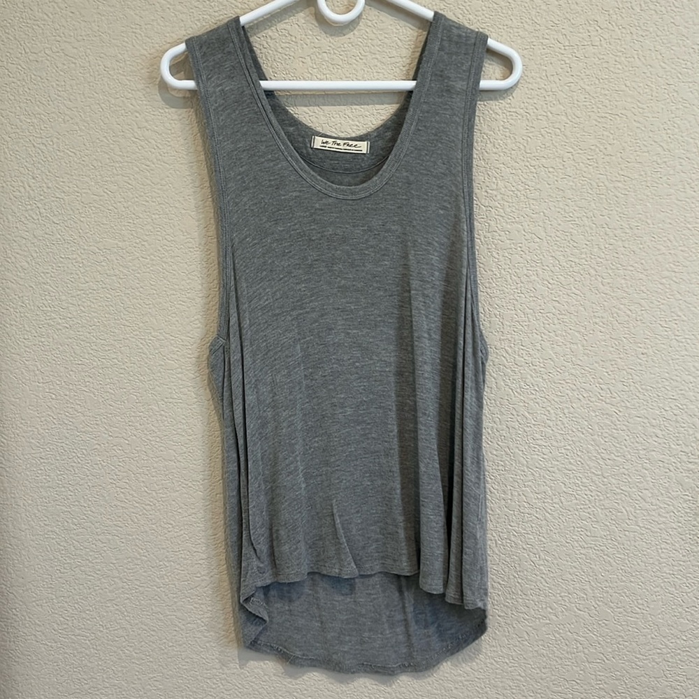 We The Free Free People gray tank top large